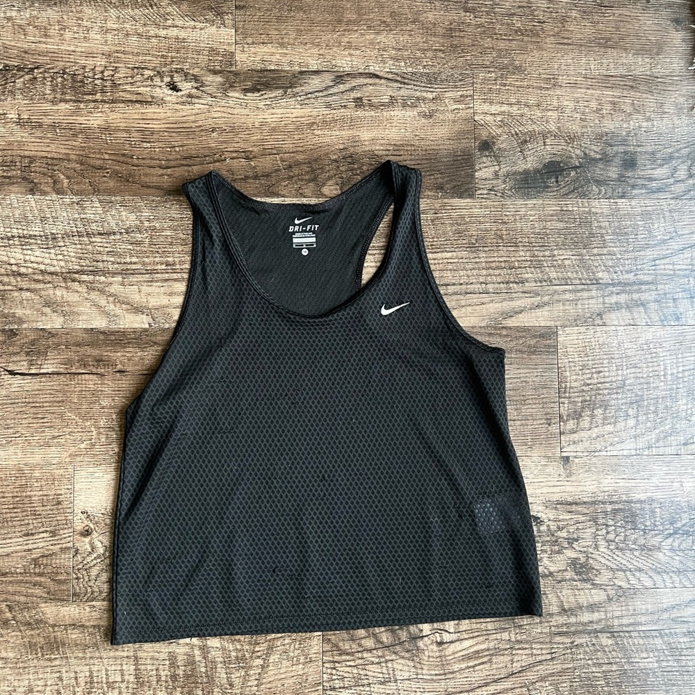 Nike Women's Black Dri-FIT Tank Top